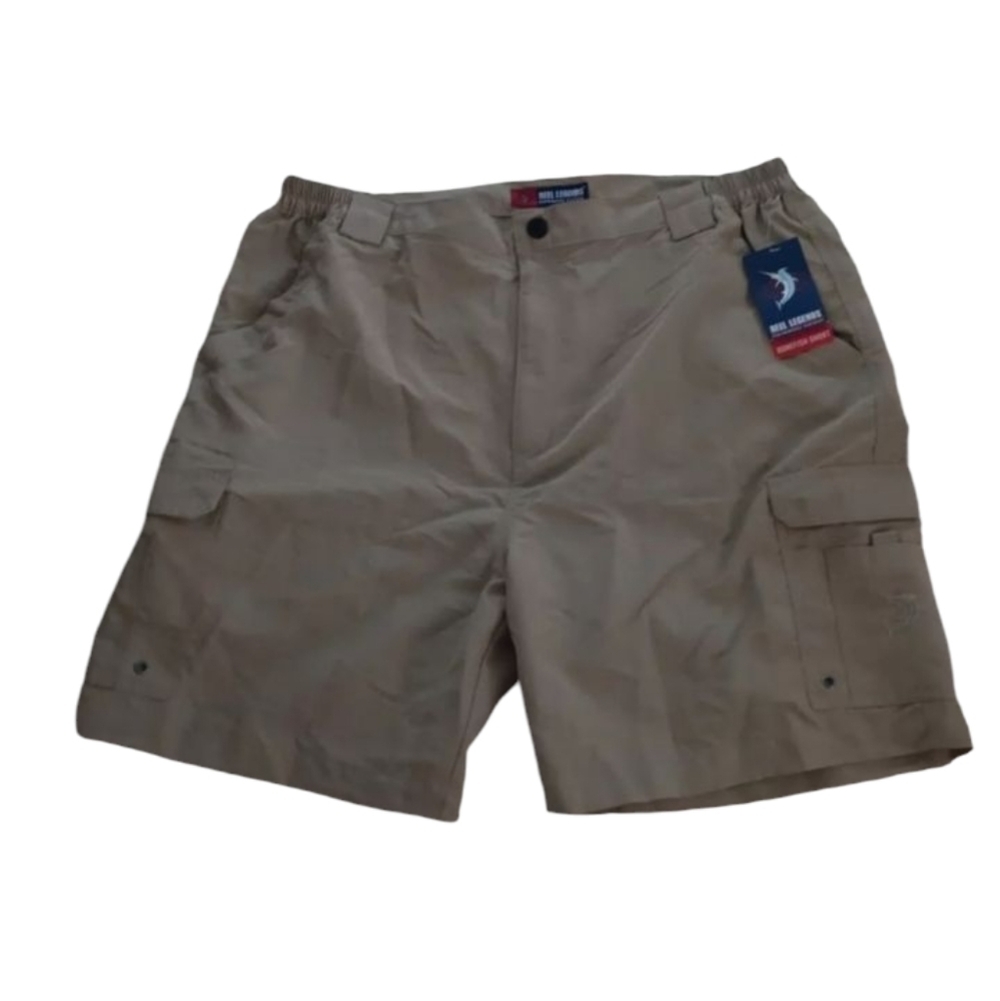 Reel Legends Bonefish Cargo Fishing Shorts Khaki Men's Size 42 NWT